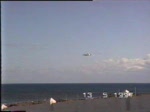 Air Berlin B 737-300 bei der Landung auf dem Flughafen Lanzarote am 13.05.1997, Digitalisierung einer alten Video 8 Aufnahme